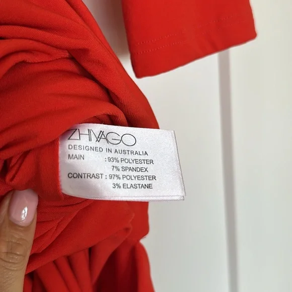Zhivago Informant Dress in Coral Size 6 or M - Picture 6 of 6